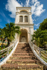 Fototapeta na wymiar Lord of Saboath, Historic Lutheran Church, Christiansted, St. Croix, US Virgin Islands.