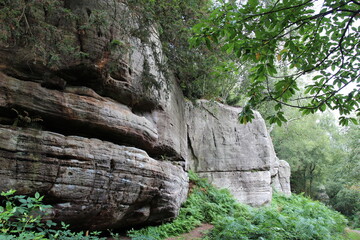 Eridge rock formation, Sussex, British Isles