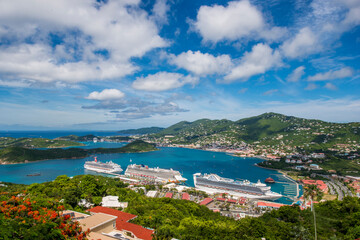 Fototapeta na wymiar Charlotte Amalie, St. Thomas, US Virgin Islands.
