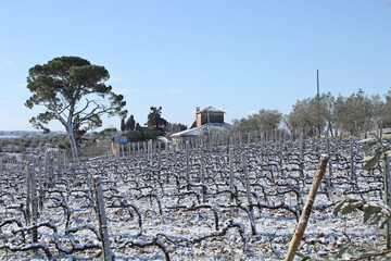 il chianti spolverato di neve