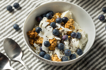 Healthy Homemade Ricotta Cheese Yogurt Bowl