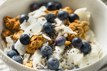 Healthy Homemade Ricotta Cheese Yogurt Bowl