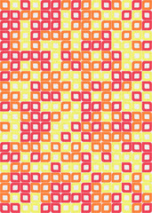 Abstract Geometric Pattern generative computational art illustration