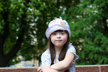 Portrait of beautiful young girl