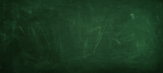 Green blackboard or chalkboard