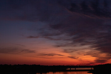 Fototapeta na wymiar Sunrise/Sunset around Louisville KY