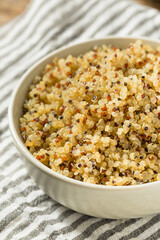 Healthy Cooked White Quinoa