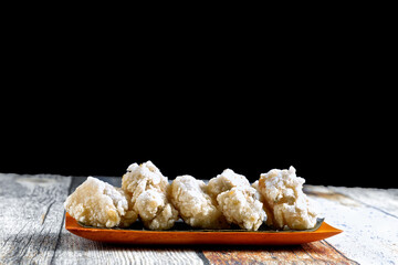 Cireng in a bowl, Traditional snack of indonesian country