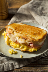 Ham Egg and Cheese Sandwich