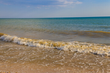 View of the Black sea in UKraine