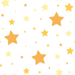 Seamless Star Pattern, Star Backgrorund, Seamless Repeat Star Wallpaper Vector Illustration Background