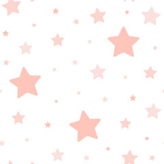 Seamless Star Pattern, Star Backgrorund, Seamless Repeat Star Wallpaper Vector Illustration Background