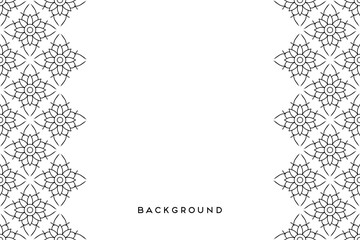 Vector simple background with mandala