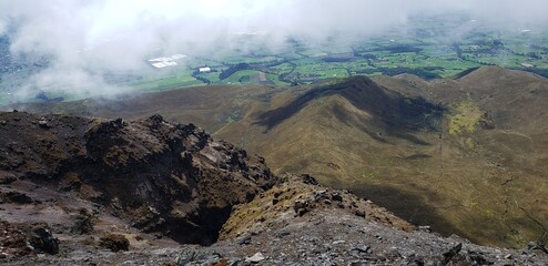 landscape with clouds
