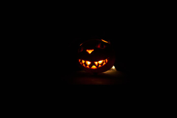 a Halloween pumpkin