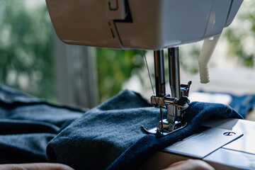 sewing from home, online entrepreneurship. fashion design student