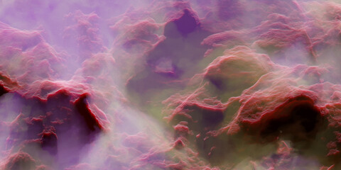 red volumetric nebula background