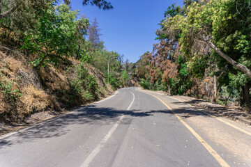 road in the mountains