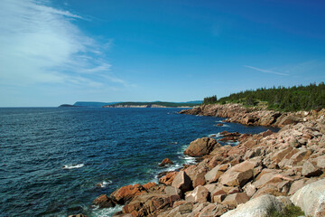 Fototapeta na wymiar Canada, Nova Scotia. Cape Breton Highlands National Park