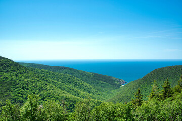 Fototapeta premium Canada, Nova Scotia. Cape Breton Highlands National Park
