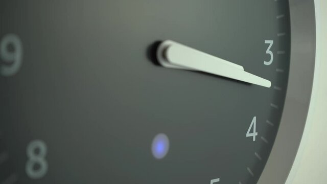 a smart wall clock that connects to a smart assistant.