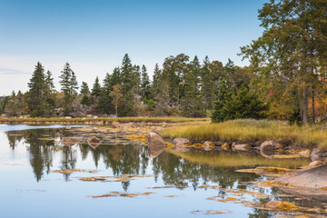 Canada, Nova Scotia, Glen Haven. Small coastal harbor.