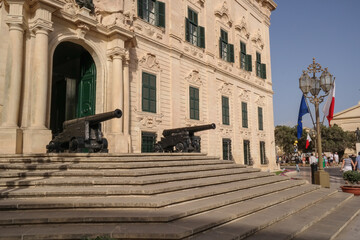 Obraz premium Malta - Valletta Maltese as Il-Belt is the capital of Malta and one of its local councils. It is the co-archbishopric of the Archdiocese of Malta. It has a population of 6315 people.