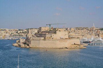 Fototapeta premium Malta - Valletta Maltese as Il-Belt is the capital of Malta and one of its local councils. It is the co-archbishopric of the Archdiocese of Malta. It has a population of 6315 people.
