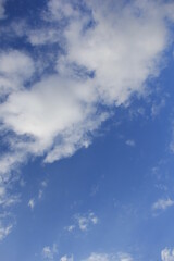 Obraz premium 爽やかな青空と白い雲