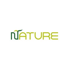 NETURE letter logo design vector