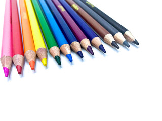Fototapeta premium color pencils 