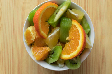 Fruit salad bowl, a concept for combating prooxidant free radicals