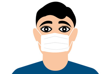 マスクと顔の表情