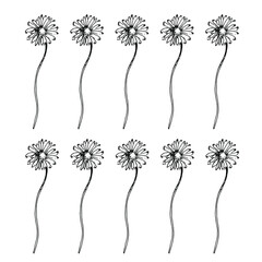 floral vector isolated compositions on postcards and stickers. decorations for greeting cards, invitations, banners, flyers.