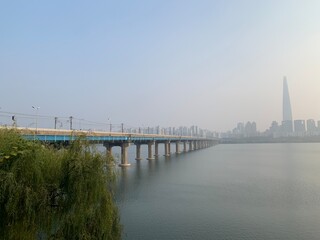 river & bridge