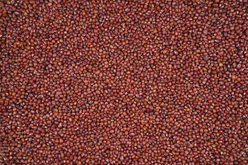 Organic red beans texture background, top view, healthy nutritious food
