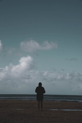 person watching the sea