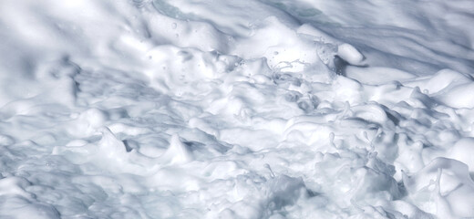 Sea foam surface texture of a big wave