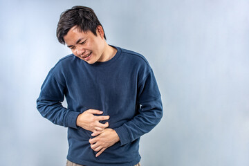 A man in Asia is suffering from illness