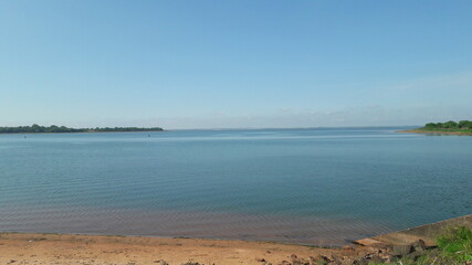 view of the river blue