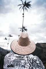 person on the mountains