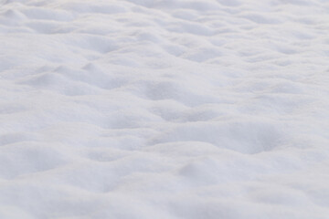 Beautiful snow as background, closeup. Winter weather