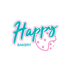 Happy Bakery logo design