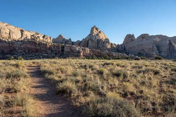 Trail Leads Across Mesa to Cohob Canyon Overlooks