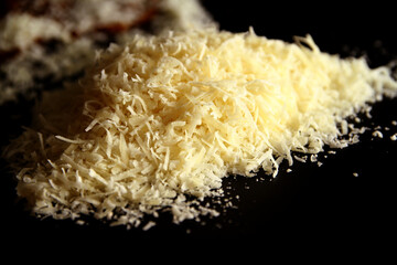 Aged hard cheeses are used for grated