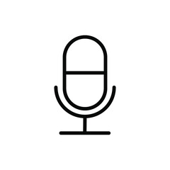 microphone vector graphic design illustration