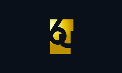 Unique Modern Gold Box Number 64 Logo