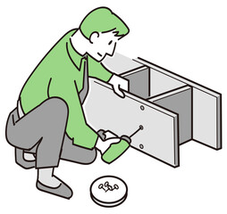 家具の組み立て