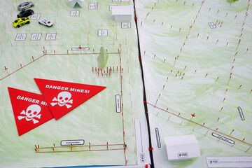 map of mine clearance