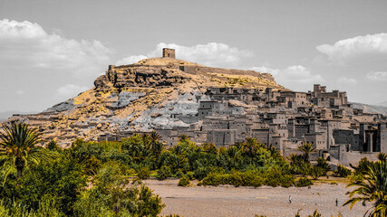 ruins of the castle morocco